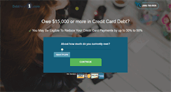 Desktop Screenshot of debtrelief1.com